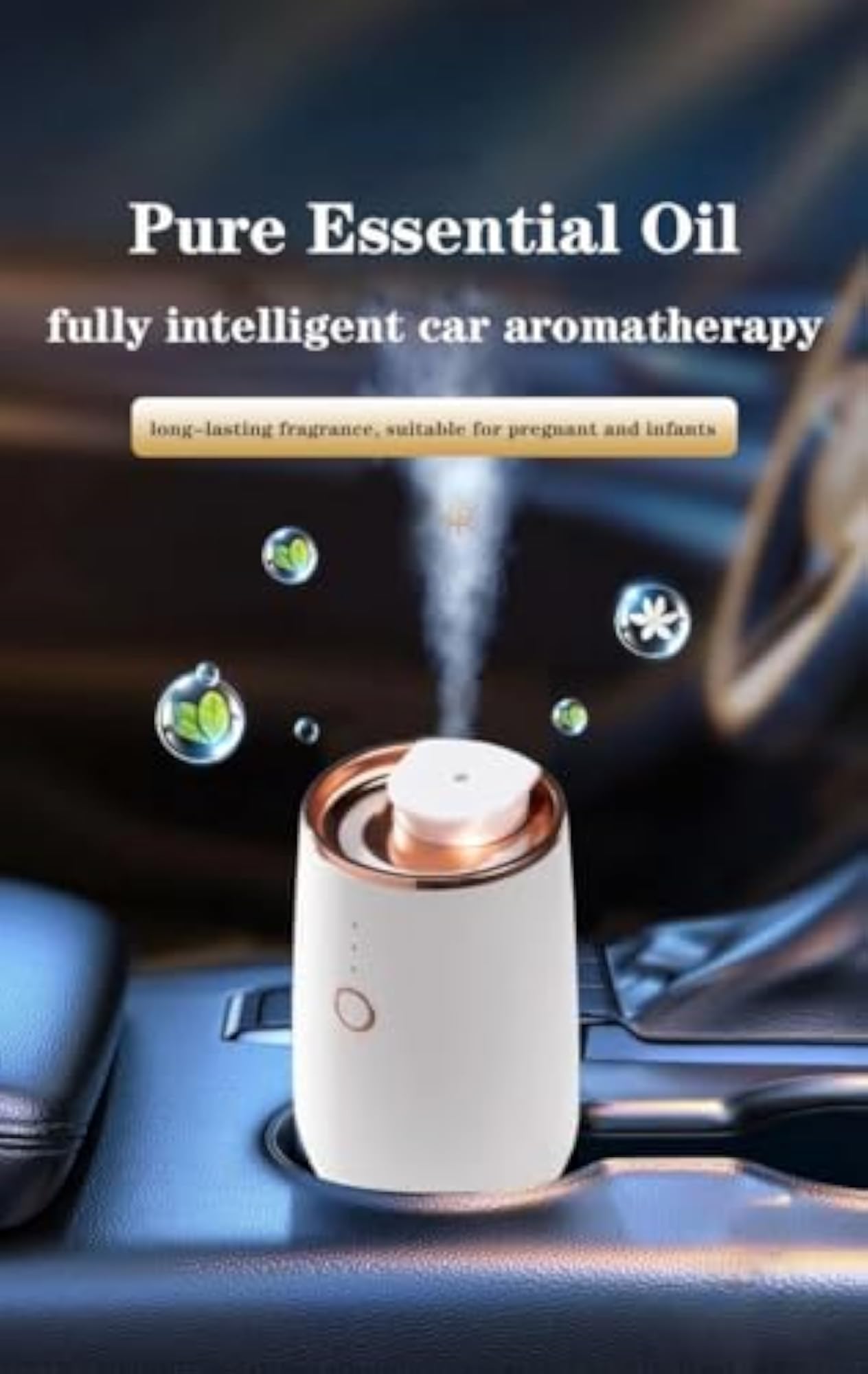 Wireless Waterless Essential Diffuser, 8 Hours Runtime